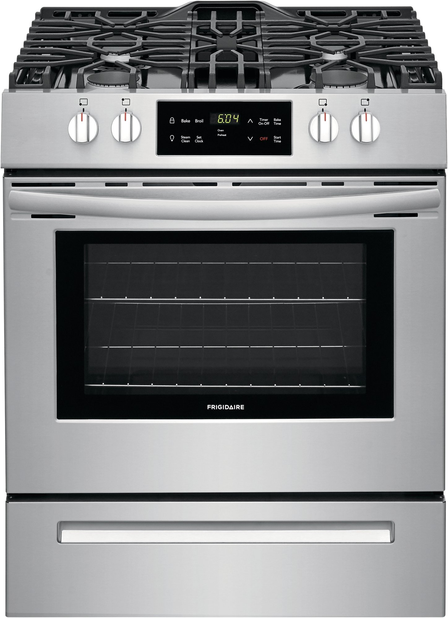 FFGH3051VS Frigidaire 30 Inch Gas Range - 5.0 cu. ft. Stainless Steel-1