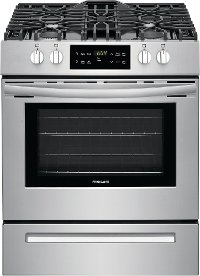 FFGH3051VS Frigidaire 30 Inch Gas Range - 5.0 cu. ft. Stainless Steel