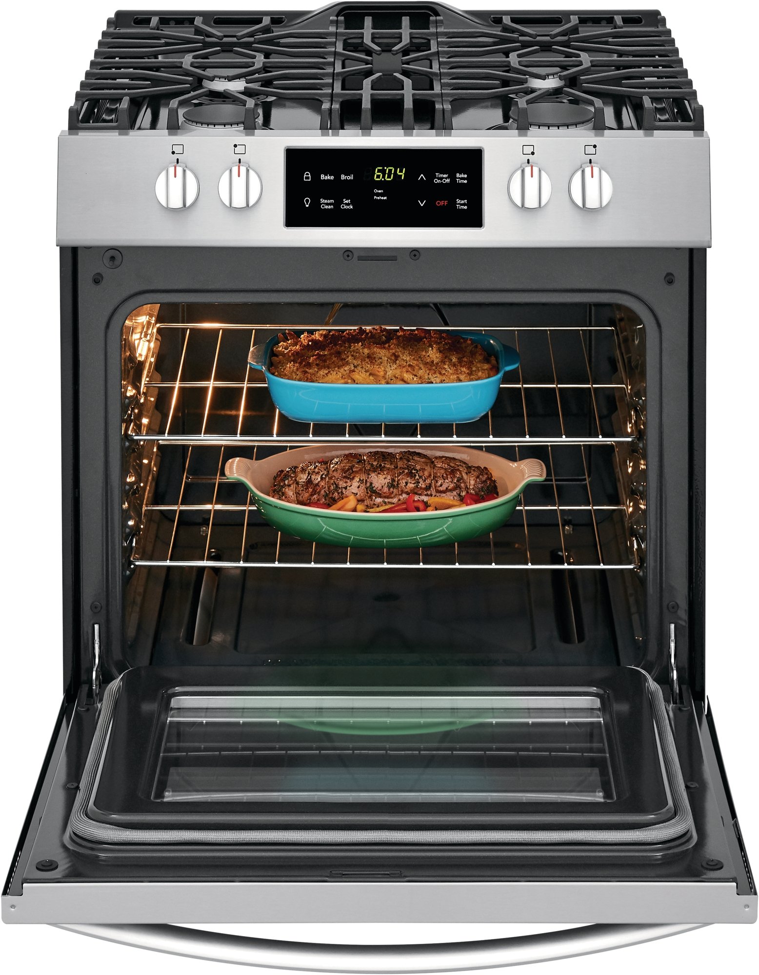 FFGH3051VS Frigidaire 30 Inch Gas Range - 5.0 cu. ft. Stainless Steel-2
