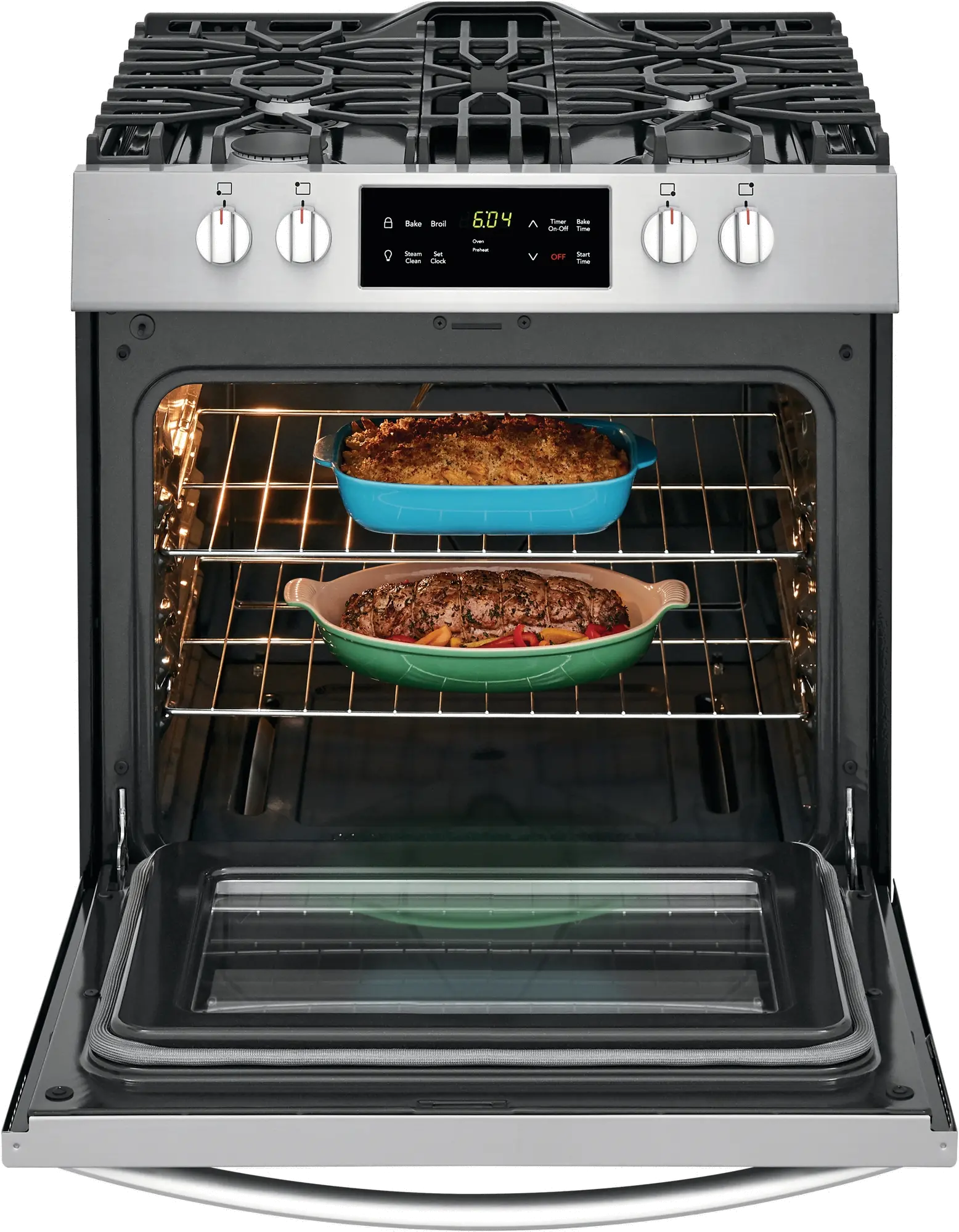FFGH3051VS Frigidaire 30 Inch Gas Range - 5.0 cu. ft. Stainless Steel-2