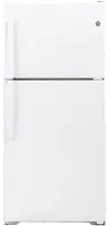 GTS22KGNRWW GE 21.9 cu ft Top Freezer Refrigerator - 33 W White