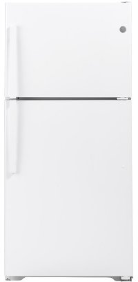 GTS22KGNRWW GE 33 Inch Top Freezer Refrigerator - 21.9 cu. ft., White