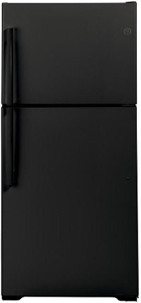 GTS22KGNRBB GE 33 Inch Top Freezer Refrigerator - 21.9 cu. ft., Black