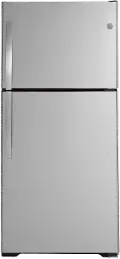 GTS22KSNRSS GE 21.9 cu ft Top Freezer Refrigerator - 33 W Stainless Steel