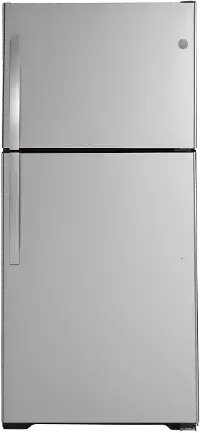 GTS22KSNRSS GE 21.9 cu ft Top Freezer Refrigerator - 33 W Stainless Steel