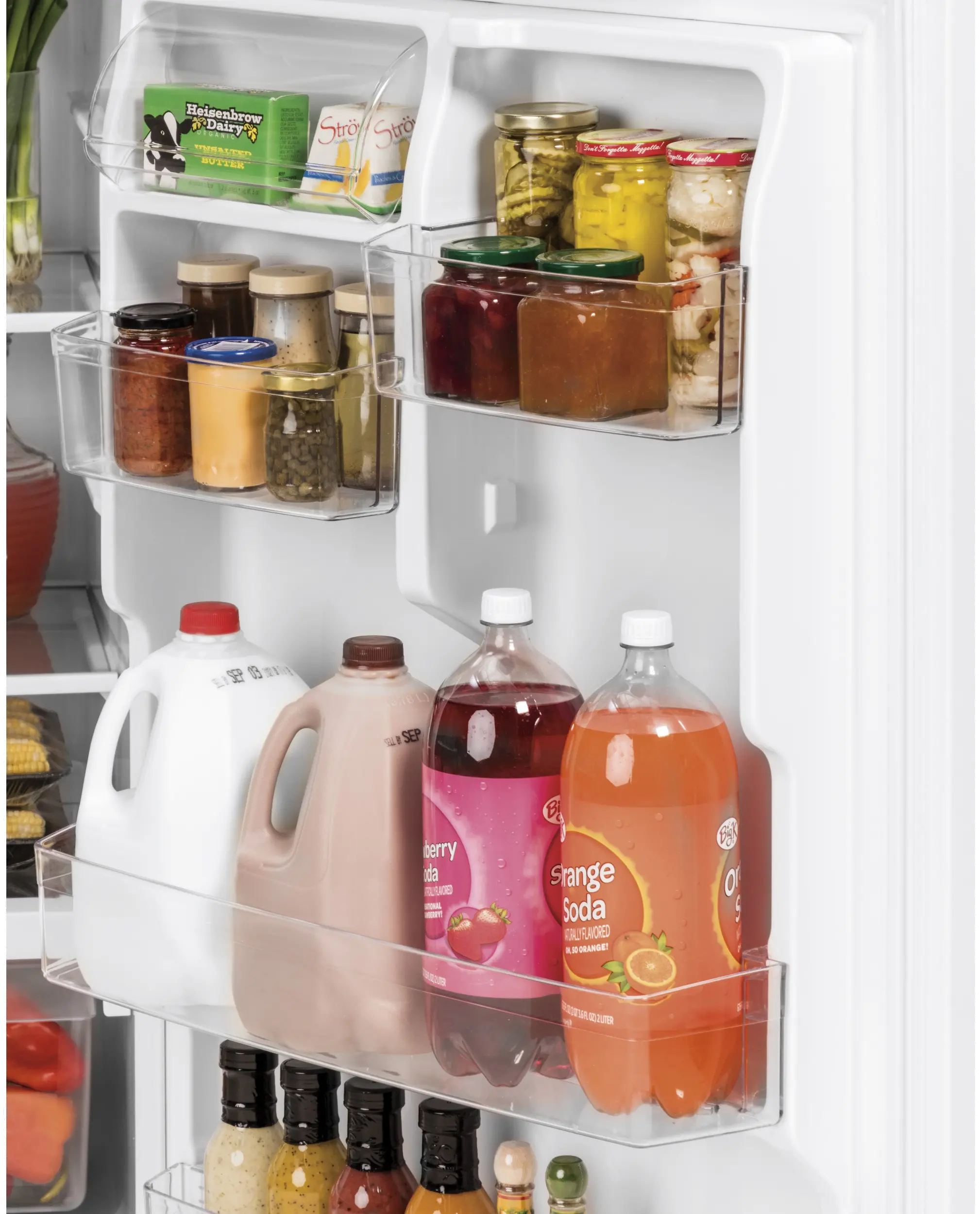 GTS22KSNRSS GE 21.9 cu ft Top Freezer Refrigerator - 33 W Stainless Steel-4