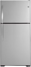GTS22KSNRSS GE 33 Inch Top Freezer Refrigerator - 21.9 cu. ft., Stainless Steel