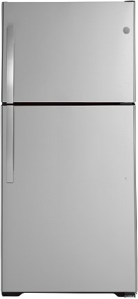 GTS22KSNRSS GE 33 Inch Top Freezer Refrigerator - 21.9 cu. ft., Stainless Steel