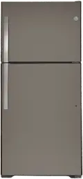GTS22KMNRES GE 21.9 cu ft Top Freezer Refrigerator - 33 W Slate
