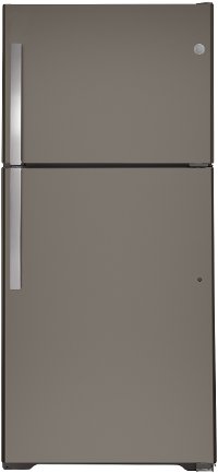 GTS22KMNRES GE 33 Inch Top Freezer Refrigerator - 21.9 cu. ft., Slate