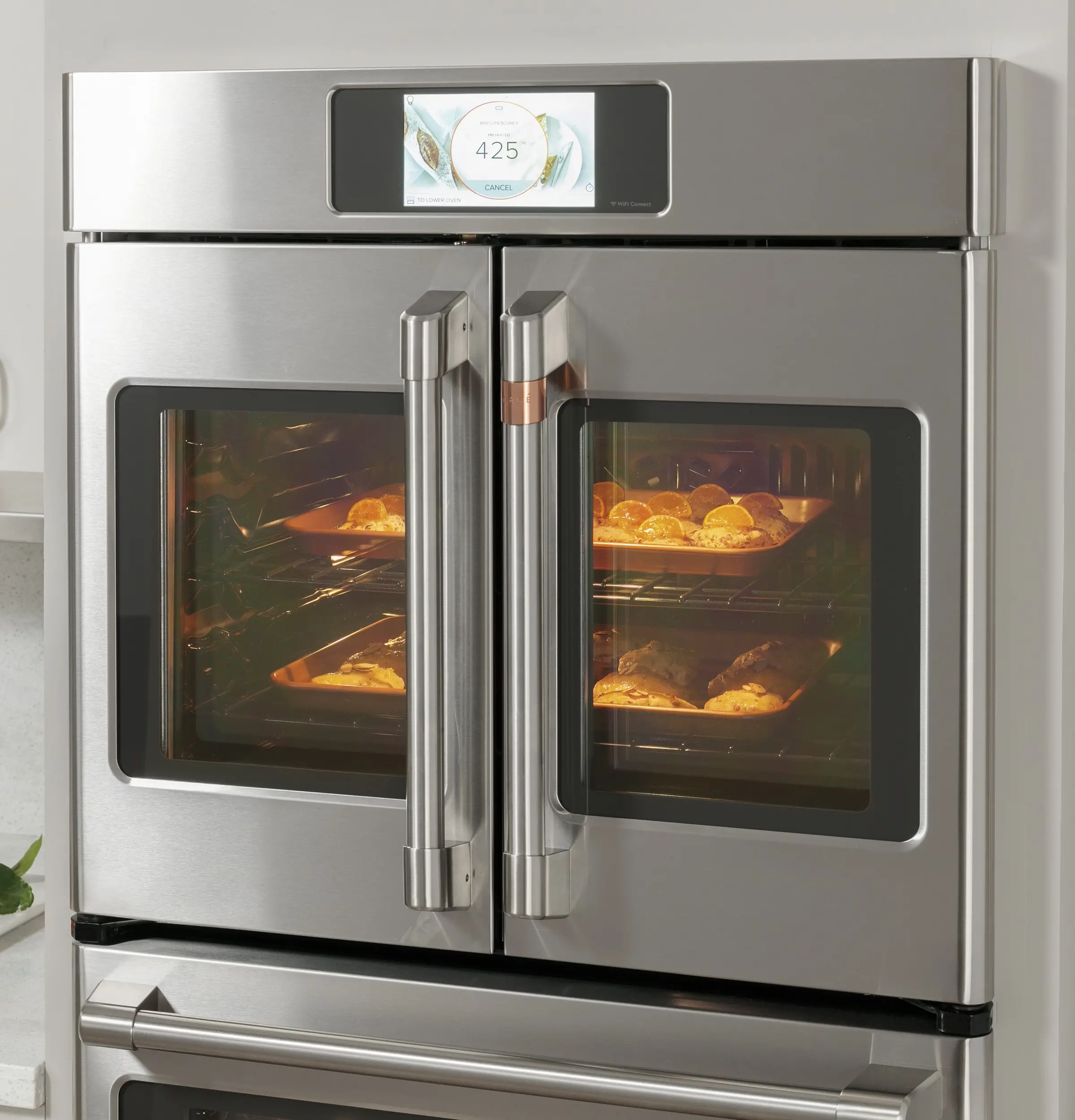 CTD90FP2NS1 Cafe Professional French Door Smart Double Wall Oven - 10.0 cu. ft., 30 Inch Stainless Steel-6