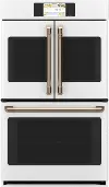 CTD90FP4NW2 Cafe Professional 10 cu ft Double Wall Oven - White 30 Inch