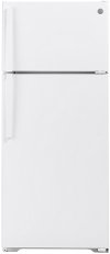 GTS18HGNRWW GE 28 Inch Top Freezer Refrigerator - 17.5 cu. ft. White