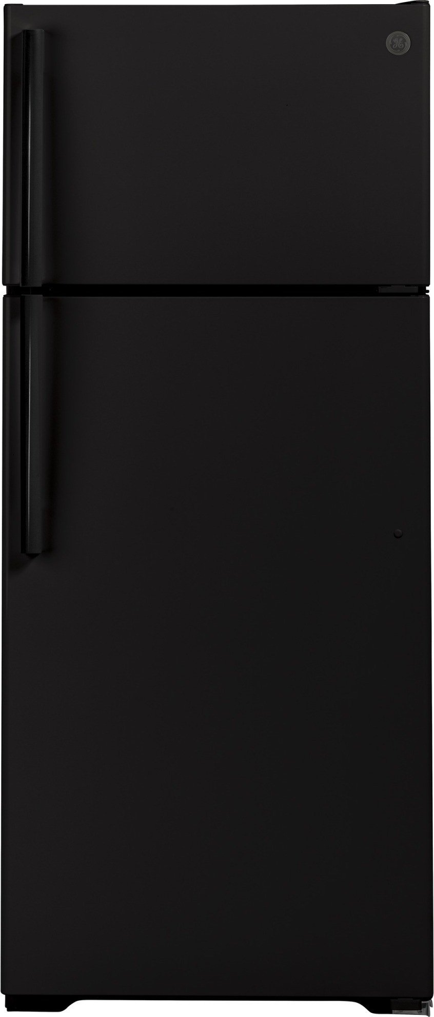 GTS18HGNRBB GE 28 Inch Top Freezer Refrigerator - 17.5 cu. ft. Black-1