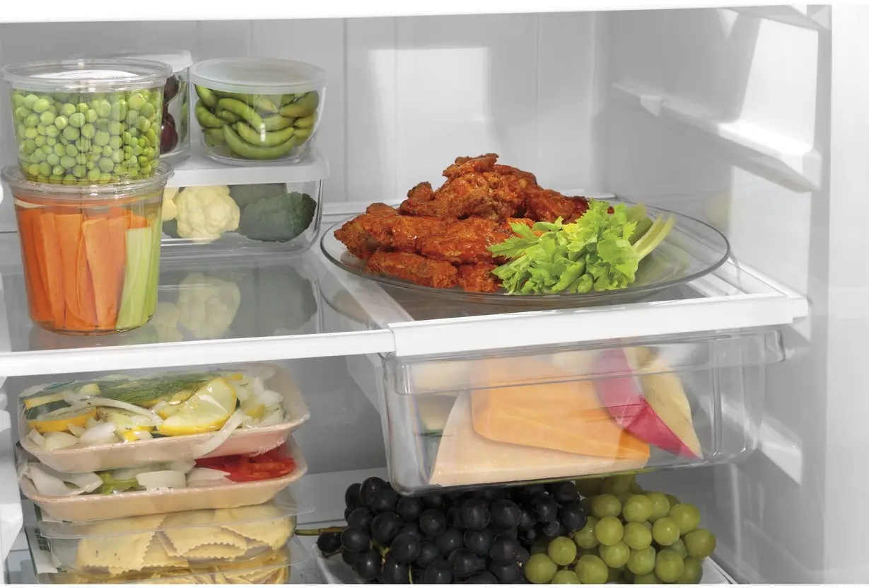 GTS18HSNRSS GE 17.5 cu ft Top Freezer Refrigerator - 28 W Stainless Steel-4