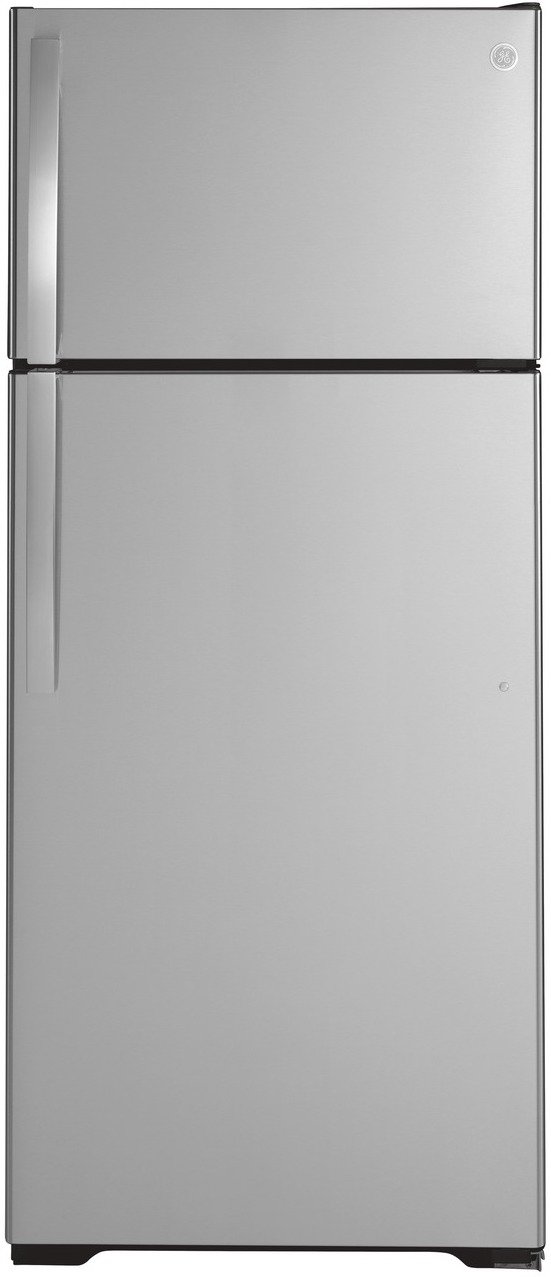 GTS18HSNRSS GE 28 Inch Top Freezer Refrigerator - 17.5 cu. ft. Stainless Steel-1