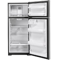GTS18HSNRSS GE 28 Inch Top Freezer Refrigerator - 17.5 cu. ft. Stainless Steel-3