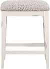 White Upholstered Counter Height Stool - Winslow