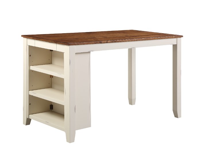 Winslow White Counter Height Dining Room Table