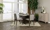 Clearance Modern Dark Brown and Gray 5 Piece Dining Room Set - Modesto