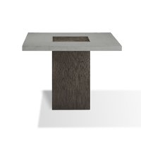 Modern Dark Brown and Gray 5 Piece Dining Room Set - Modesto-4