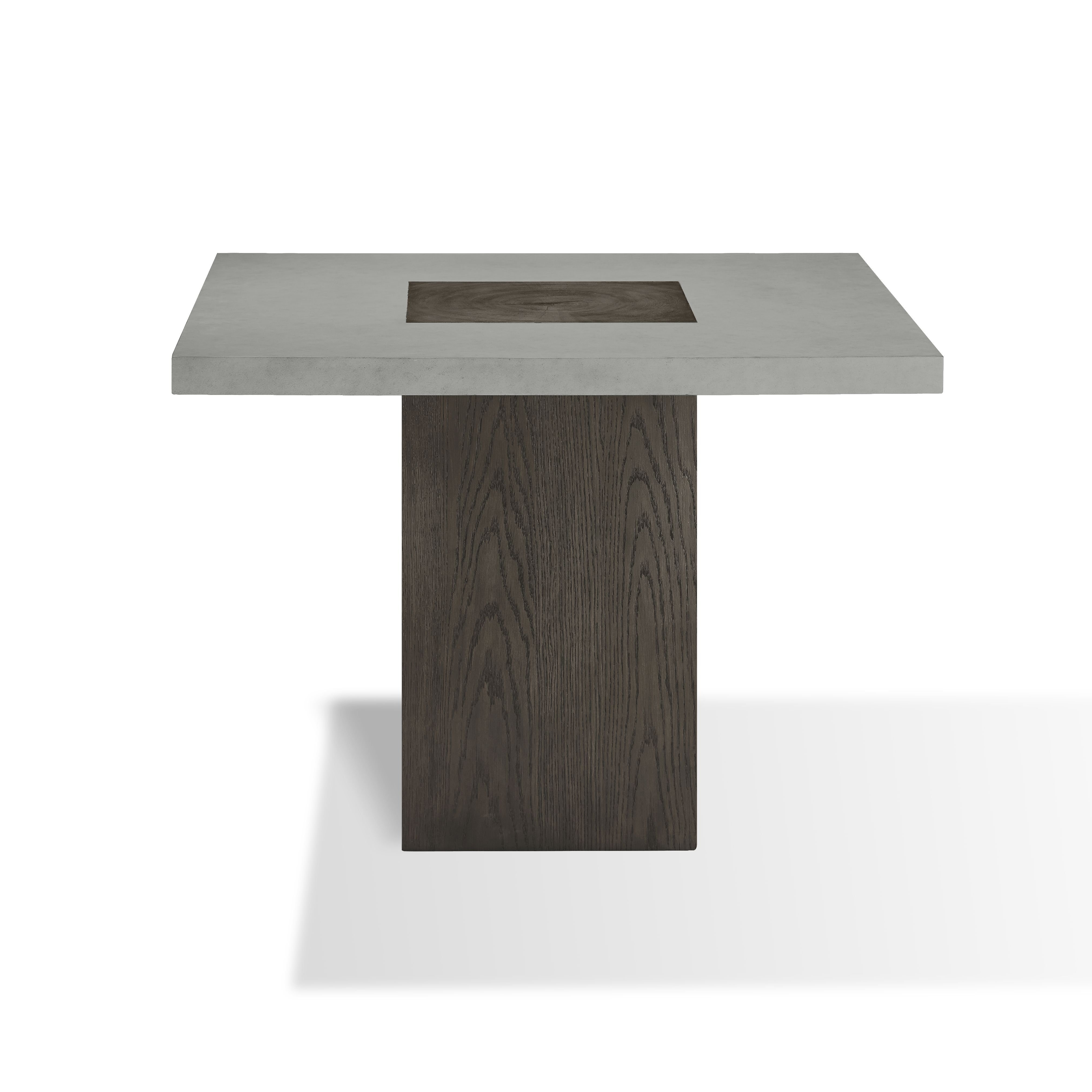 Modesto Modern Dark Brown and Gray 5 Piece Dining Room Set-4