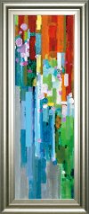 Rainbow Stripes III Framed Print Wall Art