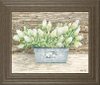Flowers and Garden Tulips Framed Print Wall Art