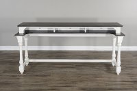 Two Tone Bar Table Console - Bourbon County-2