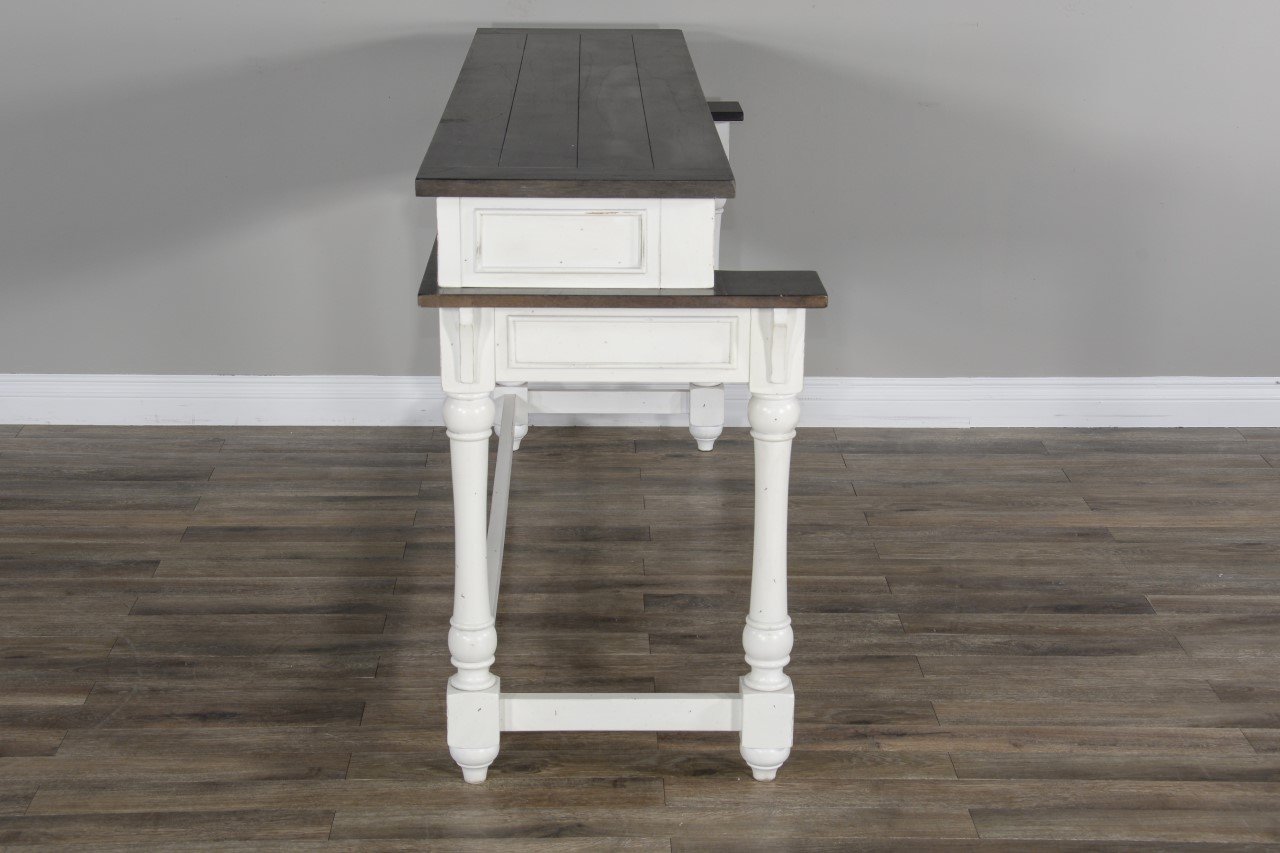 Two Tone Bar Table Console - Bourbon County-3