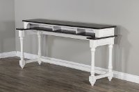 Two Tone Bar Table Console - Bourbon County-5