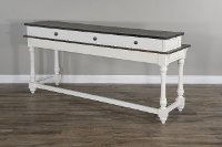 Two Tone Bar Table Console - Bourbon County-6