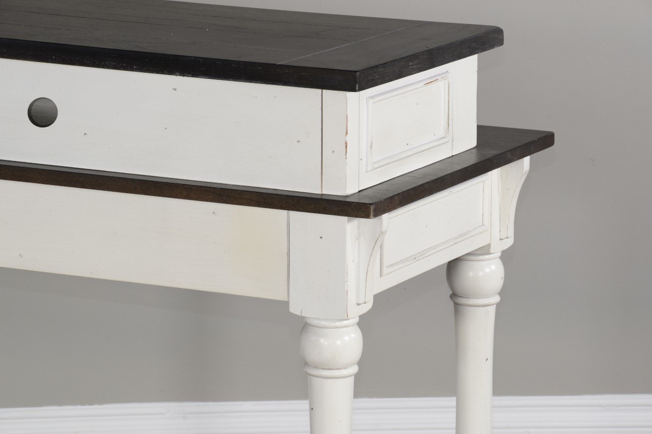 Two Tone Bar Table Console - Bourbon County-7