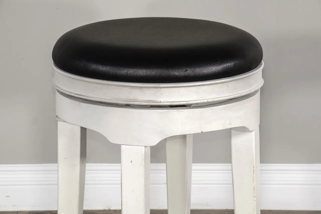 French Country 24 Inch Swivel Counter Height Stool - Bourbon County-3