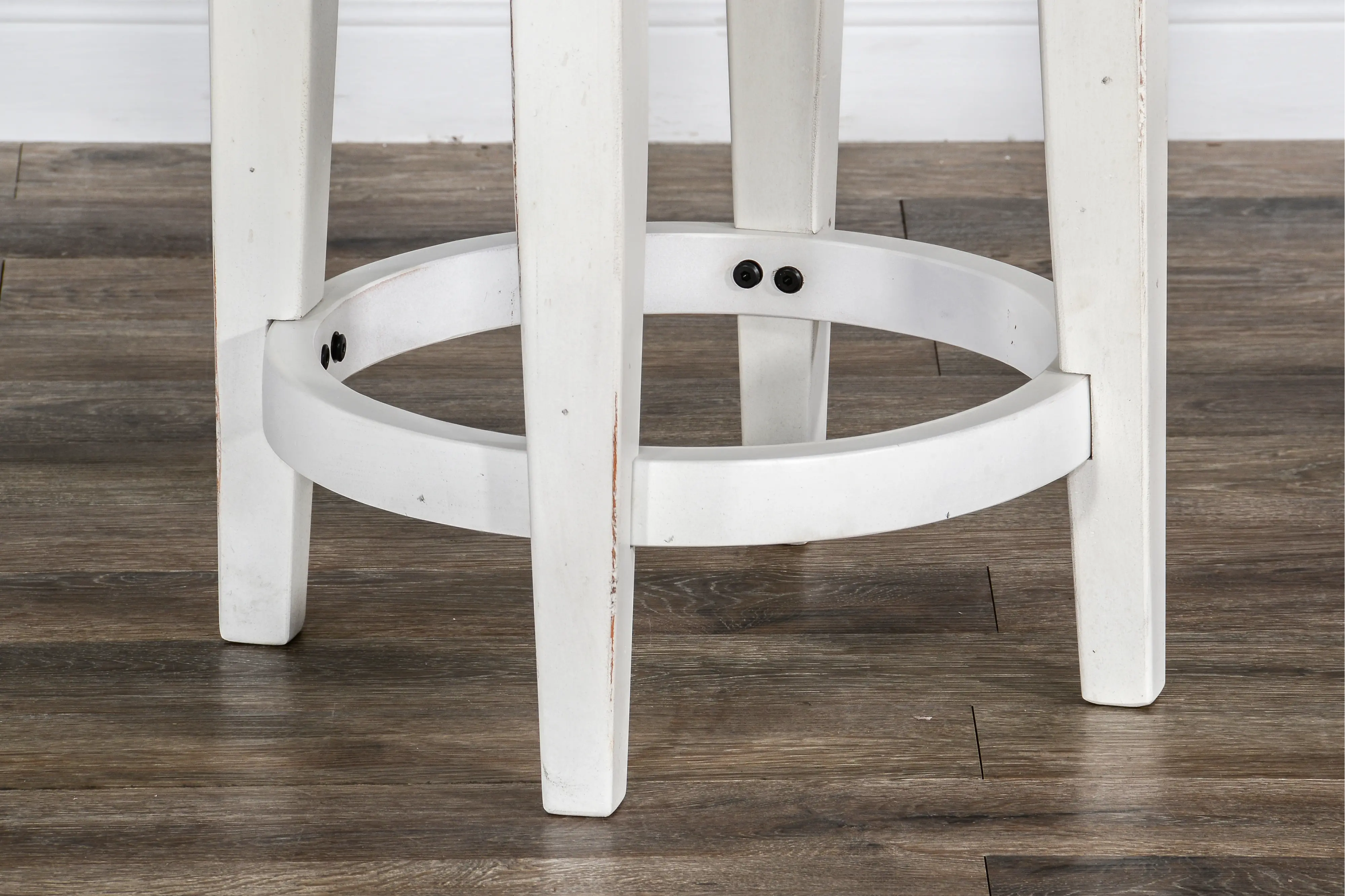 French Country 24 Inch Swivel Counter Height Stool - Bourbon County-4