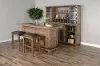 Clearance Doe Valley Rustic Light Brown Bar