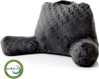 ZZ00SFRP Gray Memory Foam Reading Lounge Pillow - Z Lounge