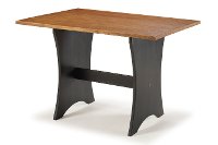 Black and Brown Corner Dining Room Set - Coastal-3