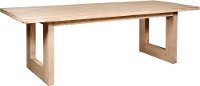 Contemporary Whitewash Dining Room Table - Sasha