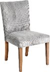 Contemporary Gray Upholstered Dining Room Chair - Sasha