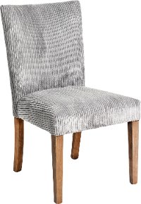 Contemporary Gray Upholstered Dining Room Chair - Sasha