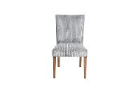 Contemporary Gray Upholstered Dining Room Chair - Sasha-3