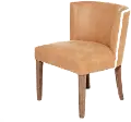 Natural Faux Leather Upholstered Dining Room Chair - Charlie