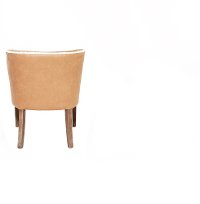 Natural Faux Leather Upholstered Dining Room Chair - Charlie-2