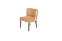 Natural Faux Leather Upholstered Dining Room Chair - Charlie-4
