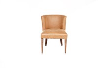 Natural Faux Leather Upholstered Dining Room Chair - Charlie-5