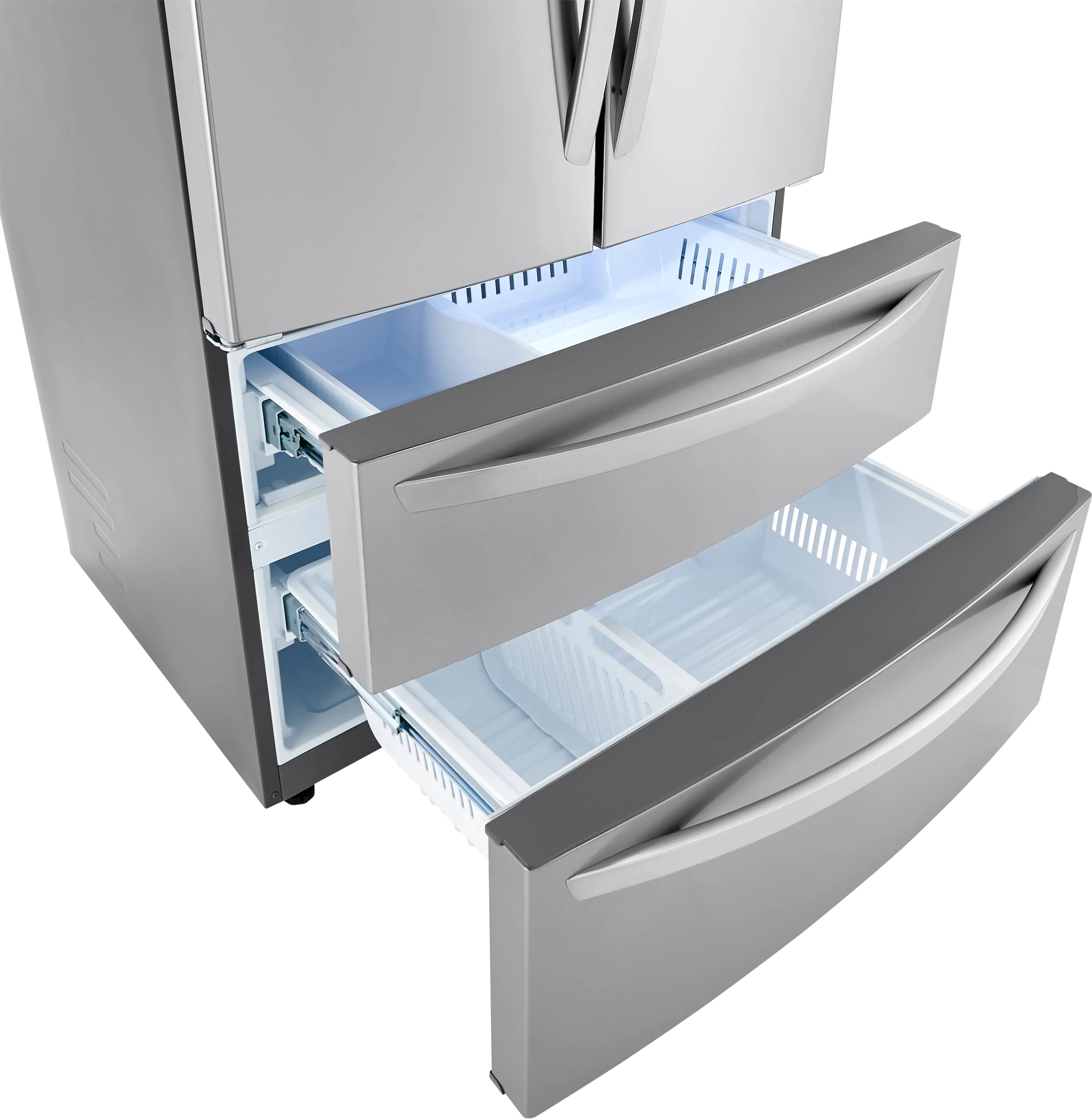 LMWS27626S LG 26.9 cu ft French Door Refrigerator - Stainless Steel-3