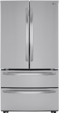 LMXS27626S LG 26.9 cu. ft. 4 Door French Door Smart Refrigerator - 36 Inch Stainless Steel