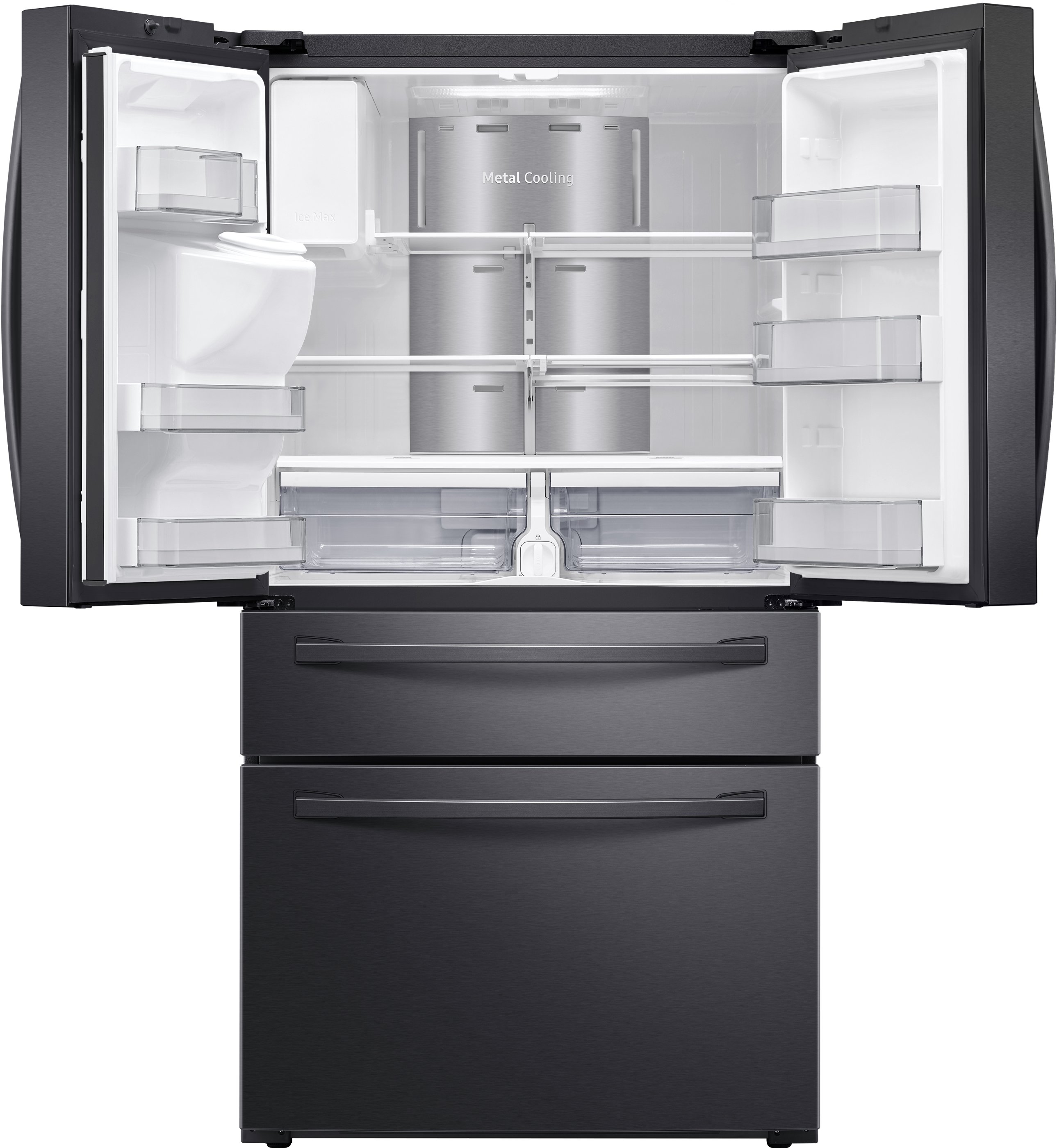 RF22R7551SG Samsung 22.4 cu ft French Door Food Showcase Refrigerator - Counter Depth, 22.4 cu. ft., 36 Inch Black Stainless Steel-7
