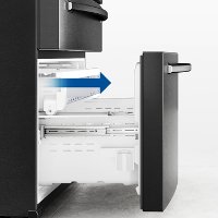 RF22R7551SG Samsung French Door Food Showcase Smart Refrigerator - Counter Depth, 22.4 cu. ft., 36 Inch Black Stainless Steel-6